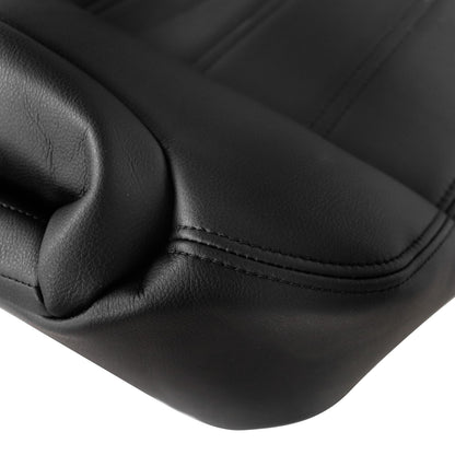 For 2003-2007 Hummer H2 Passenger Top Lean Back Leather Seat Cover Black