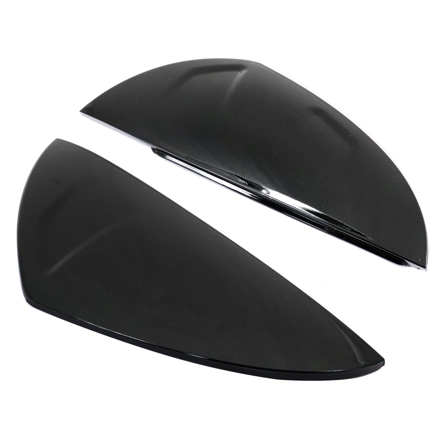 2x M Style Gloss Black Mirror Cover Caps For 2021 2022 23 2024 Lexus IS300 IS350
