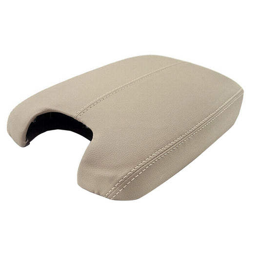 For 2008-2012 Honda Accord Replacement Console Lid Leather Armrest Cover Beige