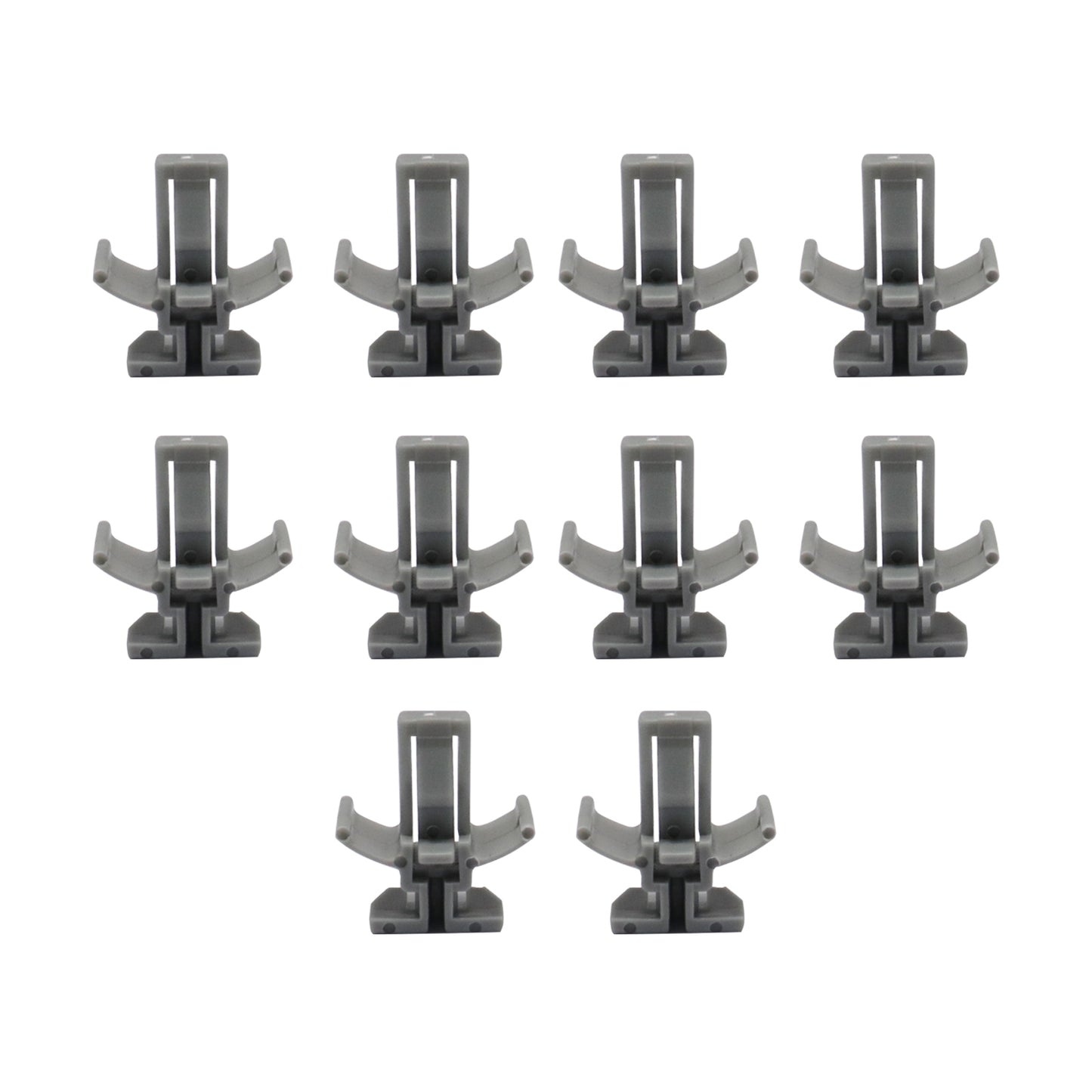 Set of 10 Grille Retainers Clips for Subaru Forester Legacy 91059FC090 Grey