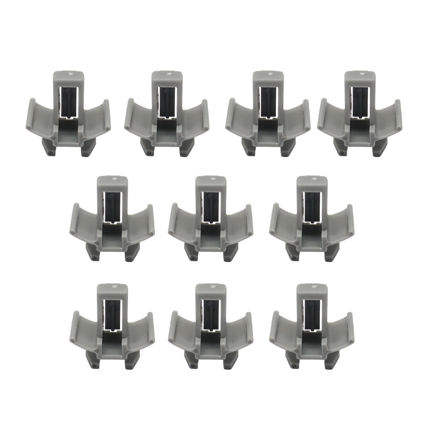 Set of 10 Grille Retainers Clips for Subaru Forester Legacy 91059FC090 Grey