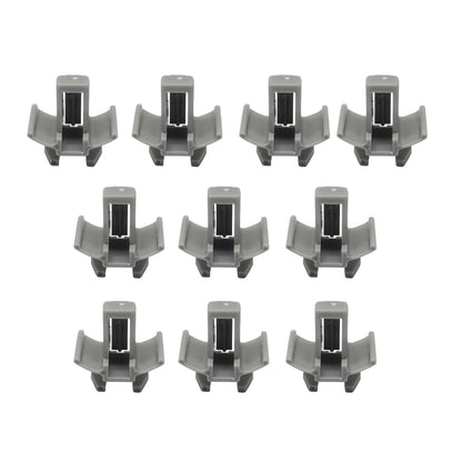 Set of 10 Grille Retainers Clips for Subaru Forester Legacy 91059FC090 Grey