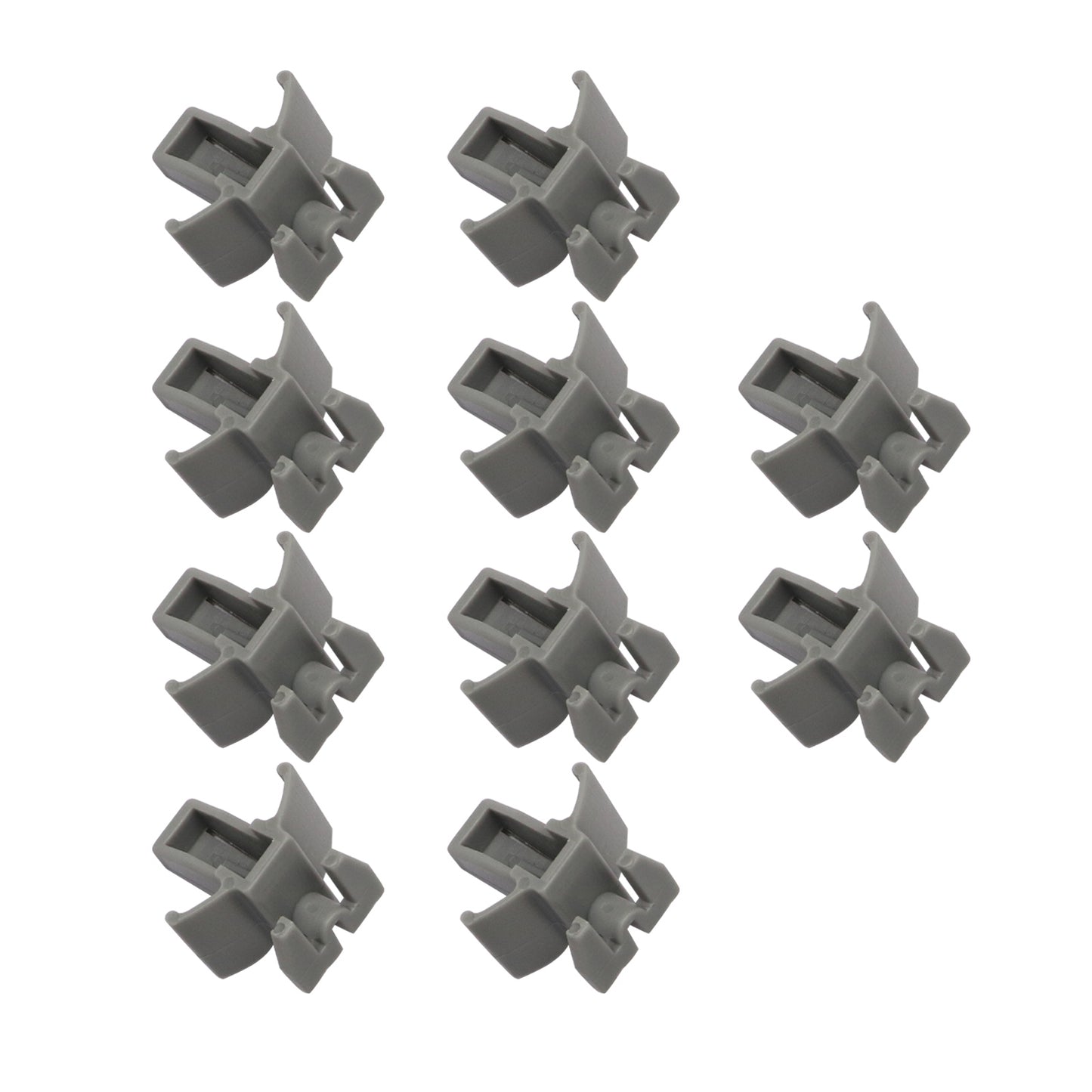 Set of 10 Grille Retainers Clips for Subaru Forester Legacy 91059FC090 Grey