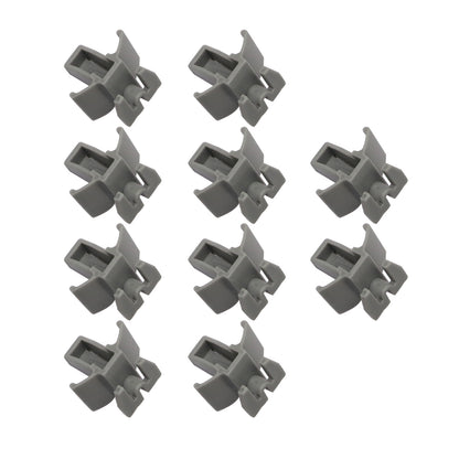 Set of 10 Grille Retainers Clips for Subaru Forester Legacy 91059FC090 Grey