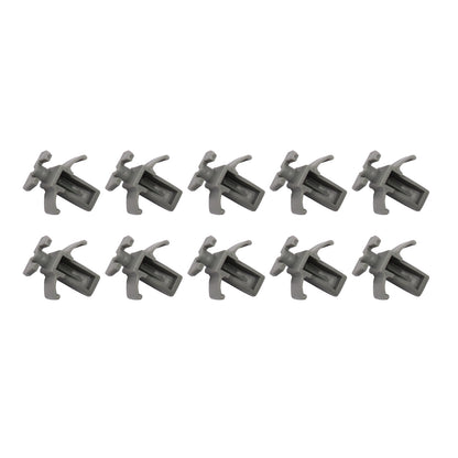 Set of 10 Grille Retainers Clips for Subaru Forester Legacy 91059FC090 Grey