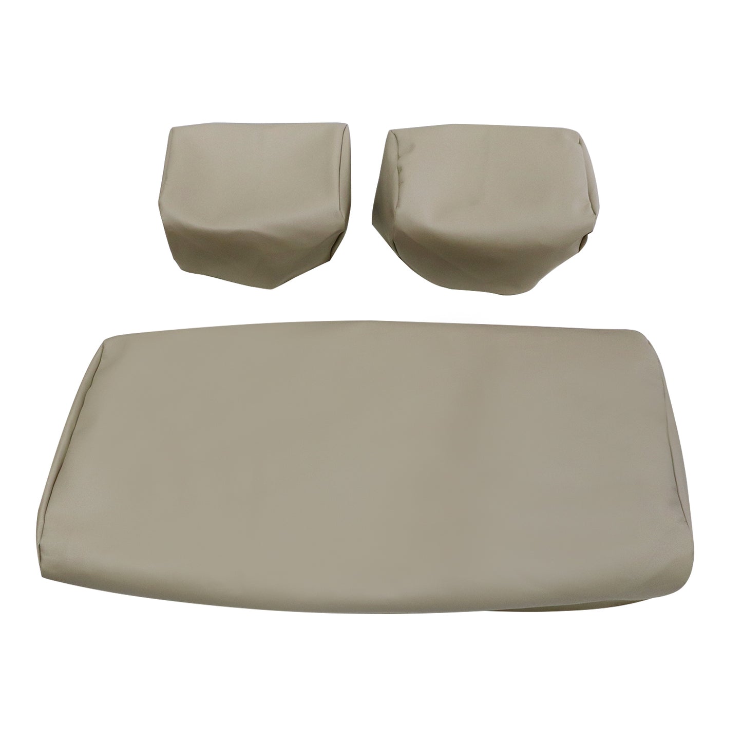 3PCS For 1982-2000 Club Car PRE-2000 DS Golf Cart Front Seat Cover Beige