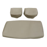 3PCS For 1982-2000 Club Car PRE-2000 DS Golf Cart Front Seat Cover Beige