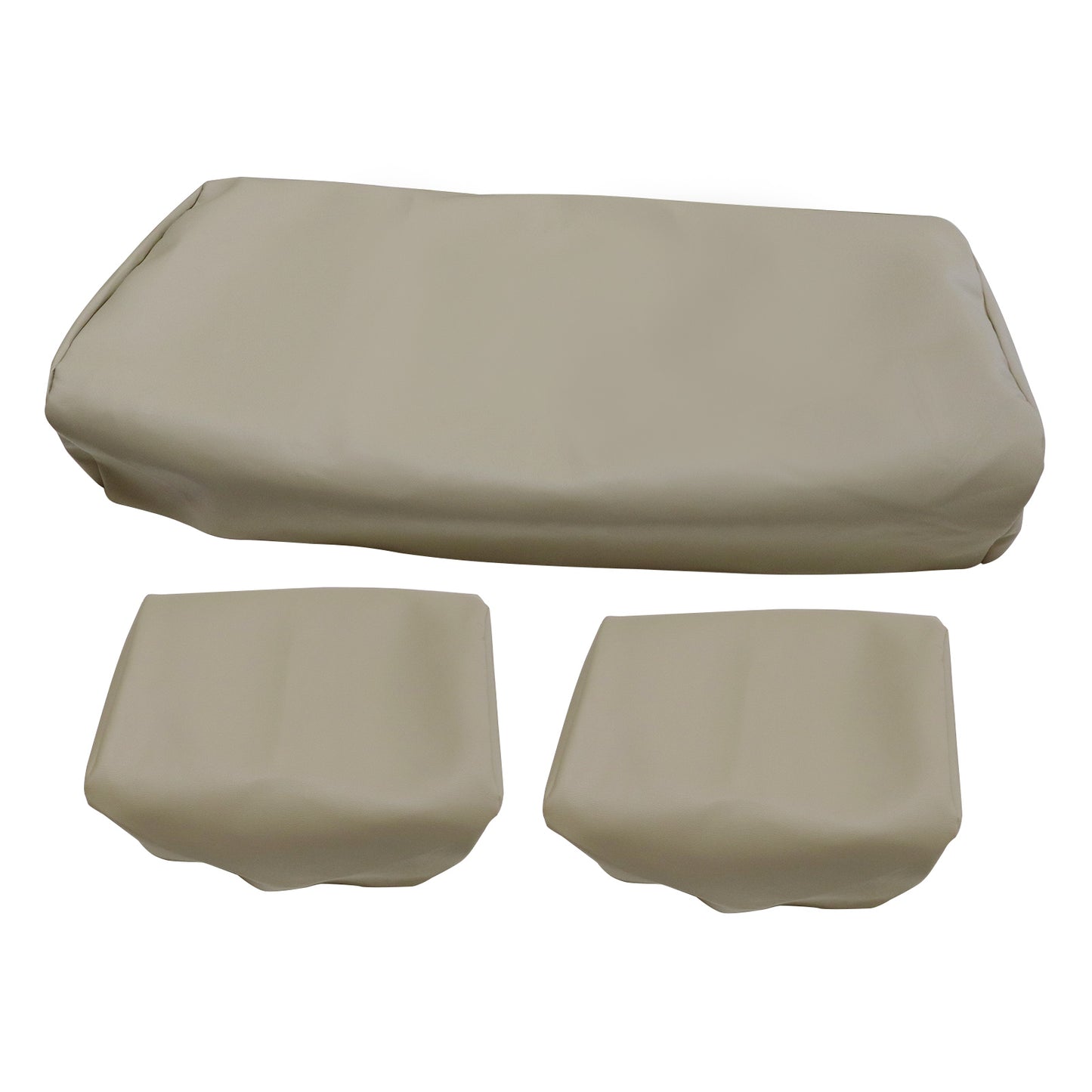3PCS For 1982-2000 Club Car PRE-2000 DS Golf Cart Front Seat Cover Beige
