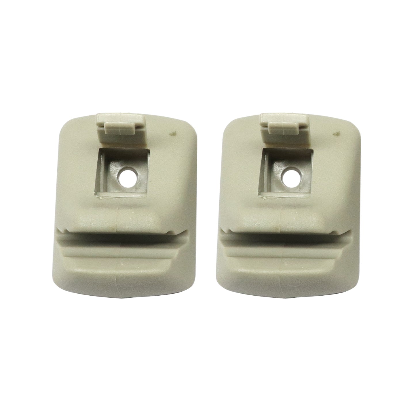 Pair Grey Sun Visor Retainer Clip For Ford Focus SE Sedan 4-Door 2.0L 2001