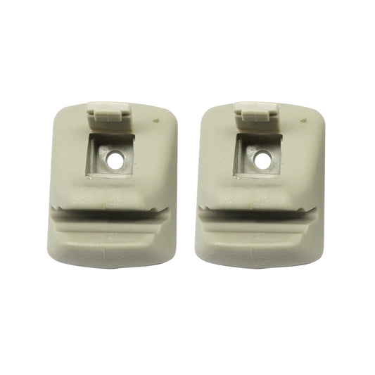 Pair Grey Sun Visor Retainer Clip For Ford Focus SE Sedan 4-Door 2.0L 2001