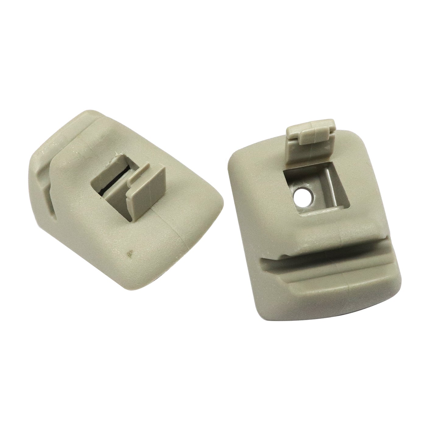 Pair Grey Sun Visor Retainer Clip For Ford Focus SE Sedan 4-Door 2.0L 2001