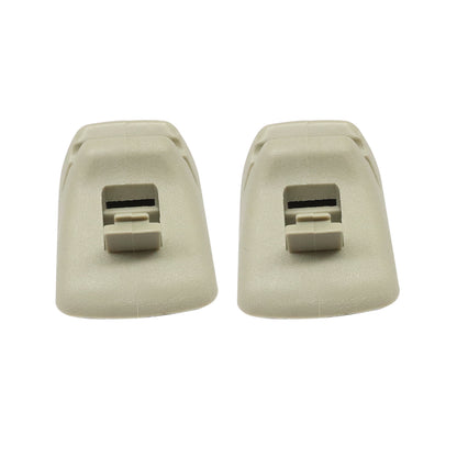 Pair Grey Sun Visor Retainer Clip For Ford Focus SE Sedan 4-Door 2.0L 2001