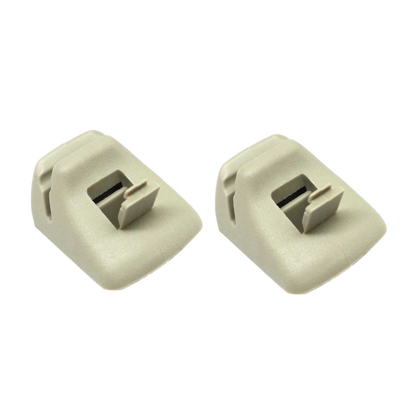 Pair Grey Sun Visor Retainer Clip For Ford Focus SE Sedan 4-Door 2.0L 2001