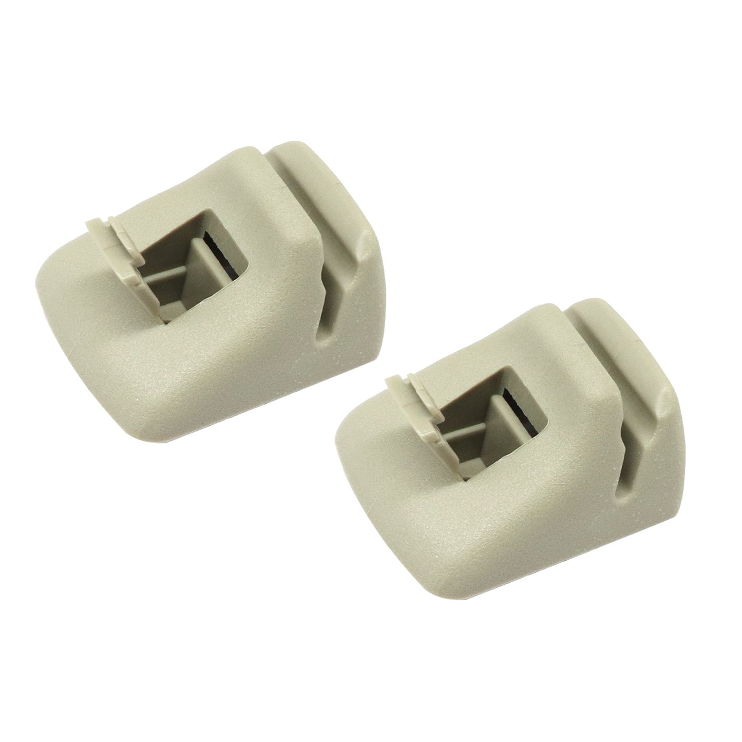 Pair Grey Sun Visor Retainer Clip For Ford Focus SE Sedan 4-Door 2.0L 2001