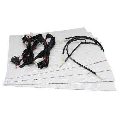 Seat heater set,2 seats heated seat,2-dials switch fits many Toyota cars trucks