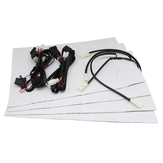 Seat heater set,2 seats heated seat,2-dials switch fits many Toyota cars trucks
