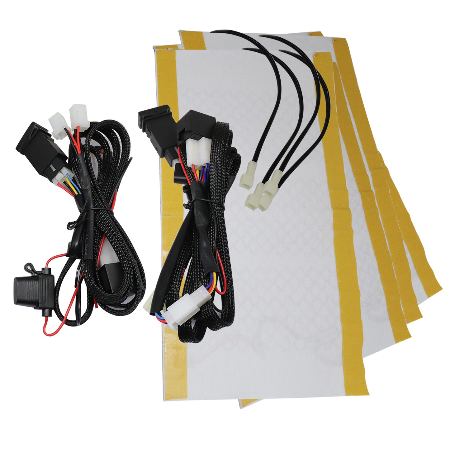 Seat heater set,2 seats heated seat,2-dials switch fits many Toyota cars trucks
