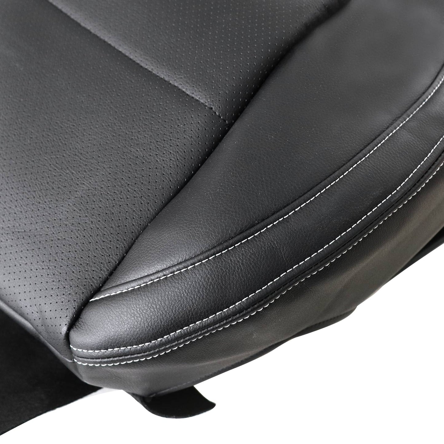 For 2015-2017 Subaru Legacy Driver Leather Perforated Bottom Seat Cover Black