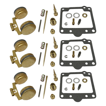 Fit Yamaha 1978-1979 XS750 XS750S Carburetor Carb Rebuild Repair Kit & Floats