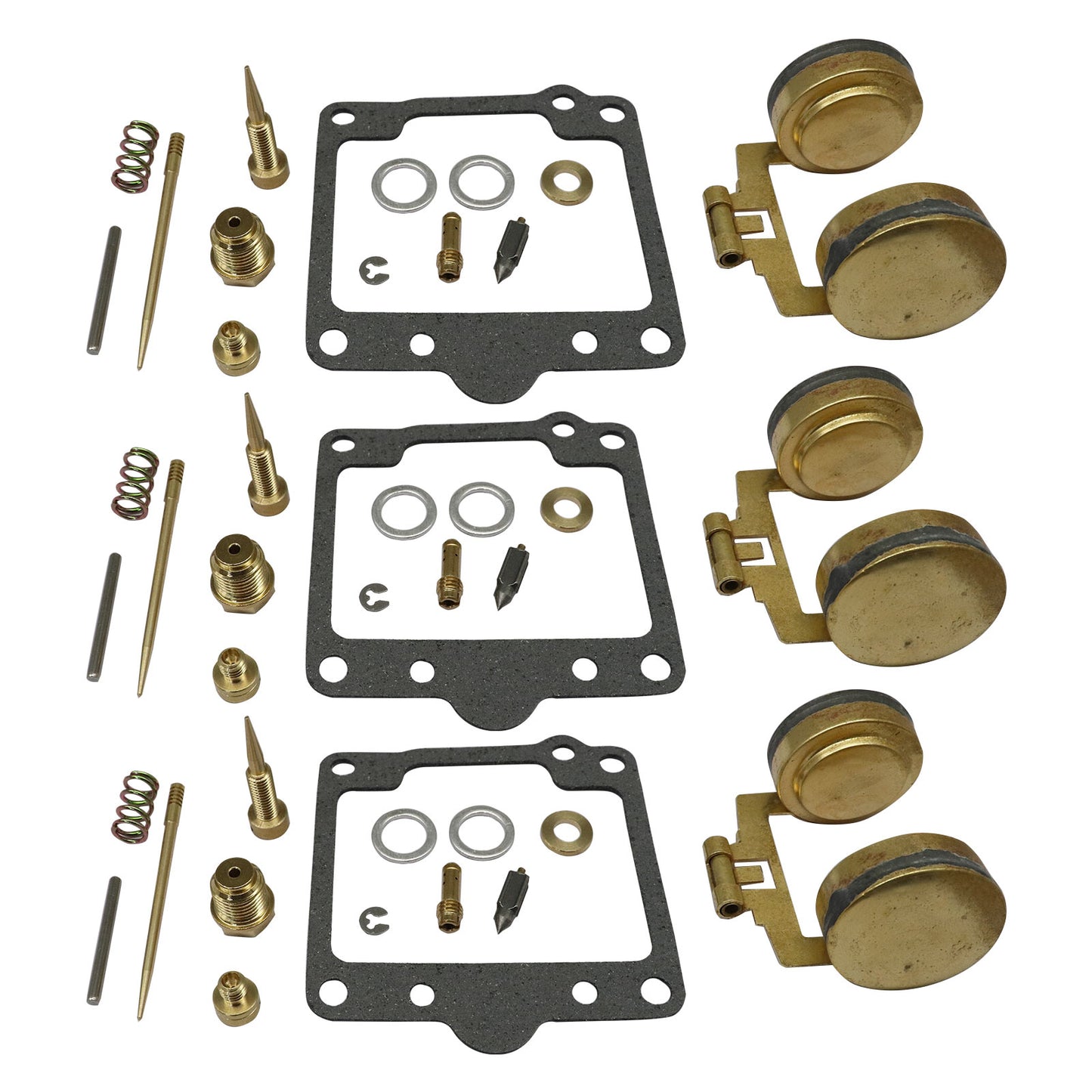 Fit Yamaha 1978-1979 XS750 XS750S Carburetor Carb Rebuild Repair Kit & Floats