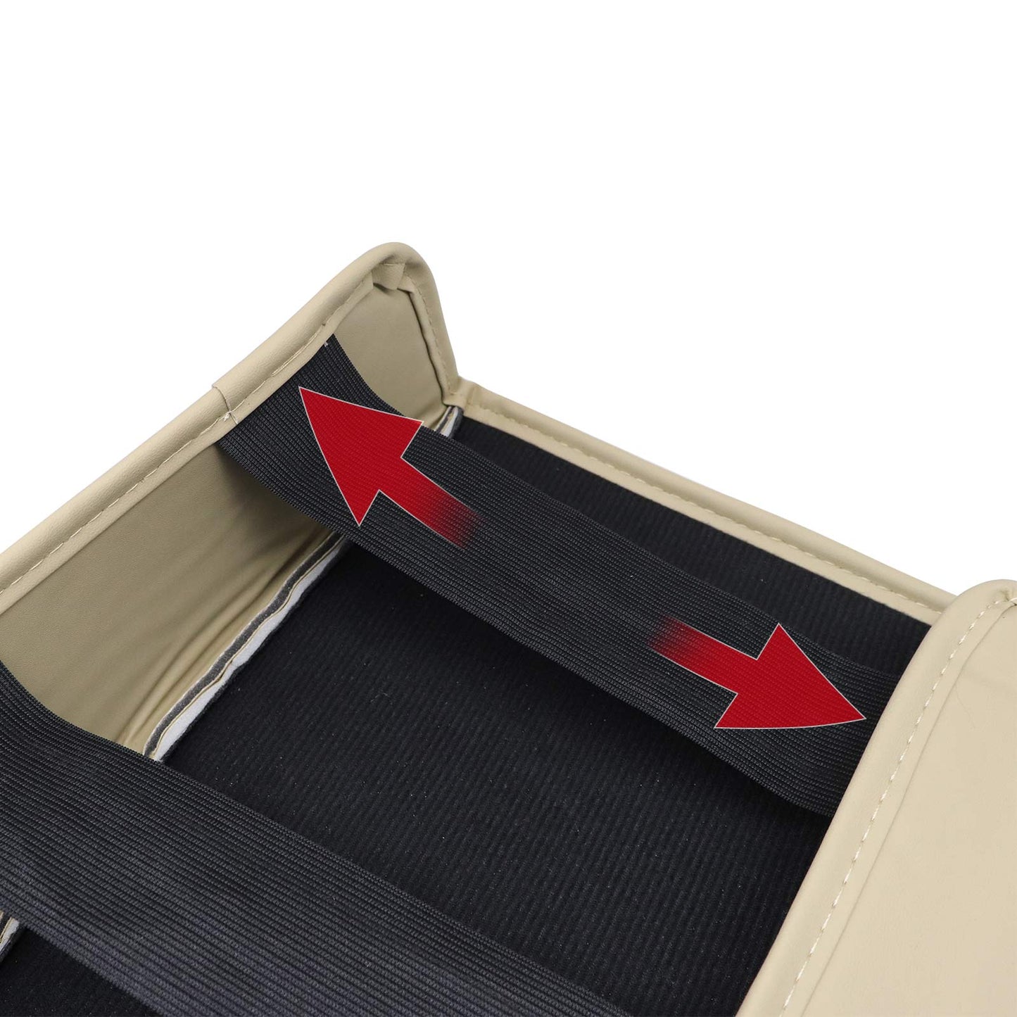 For 04-08 Ford F150 Center Console Jump Leather Armrest Protector Cover Beige