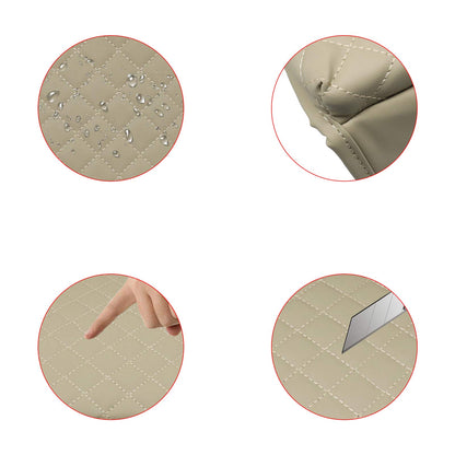 For 04-08 Ford F150 Center Console Jump Leather Armrest Protector Cover Beige
