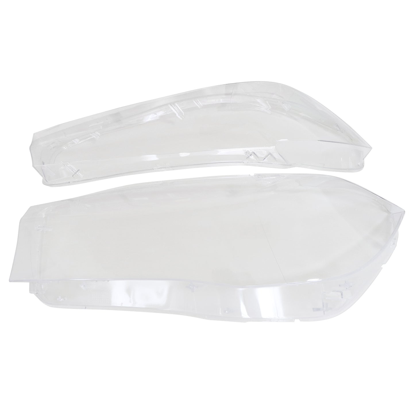 Fit BMW X5 F15 F16 X6 2014-2018 Pair Headlight Headlamp Lens Cover Replacement