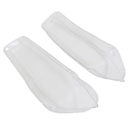 Fit BMW X5 F15 F16 X6 2014-2018 Pair Headlight Headlamp Lens Cover Replacement