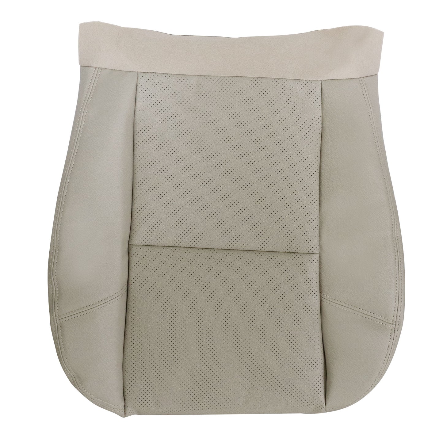 Driver Bottom Leather PERFORATED Seat Cover Tan For 2007 2008 Cadillac Escalade