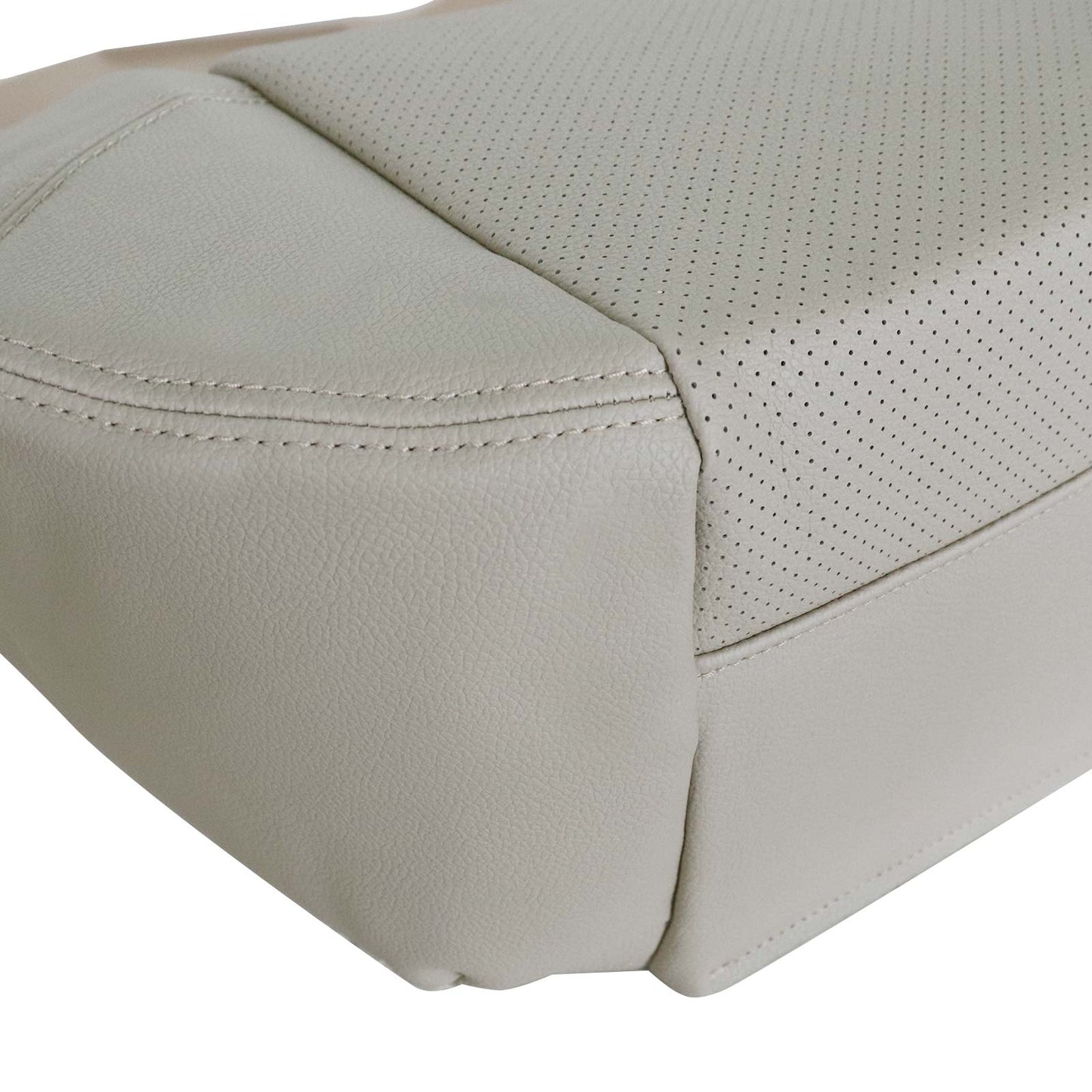 Driver Bottom Leather PERFORATED Seat Cover Tan For 2007 2008 Cadillac Escalade