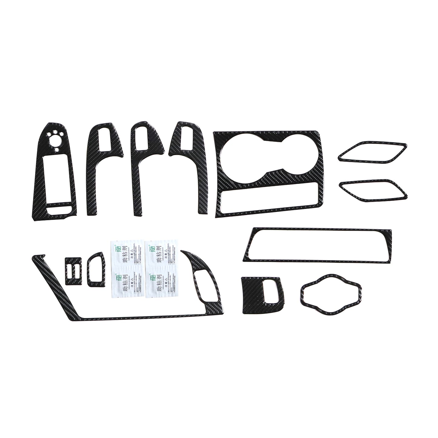 13X Carbon Fiber Full Interior Set Kit Cover Trim For Audi A4 Luxury Sedan 2011