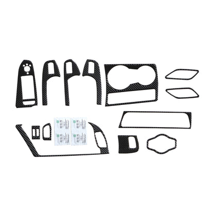 13X Carbon Fiber Full Interior Set Kit Cover Trim For Audi A4 Luxury Sedan 2011