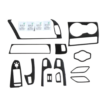 13X Carbon Fiber Full Interior Set Kit Cover Trim For Audi A4 Luxury Sedan 2011