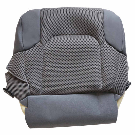 For 2005-2019 Nissan Frontier Driver Bottom Replacement Cloth Seat Cover Gray /W
