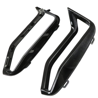 Front Bumper Side Grill Black Trim Pair Set For BMW 3' G20 G21 M340i