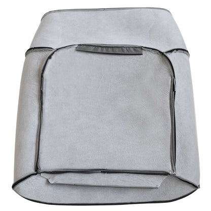 Front Left Back Cloth Seat Cover Dark Gray For 2004-2008 Ford F150 Driver Side