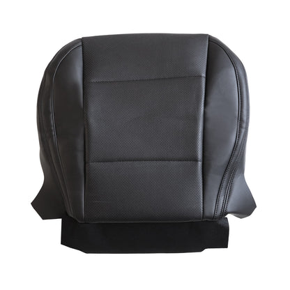 For 2015-2019 Subaru Outback Driver Bottom Perforated Leather Seat Cover Black