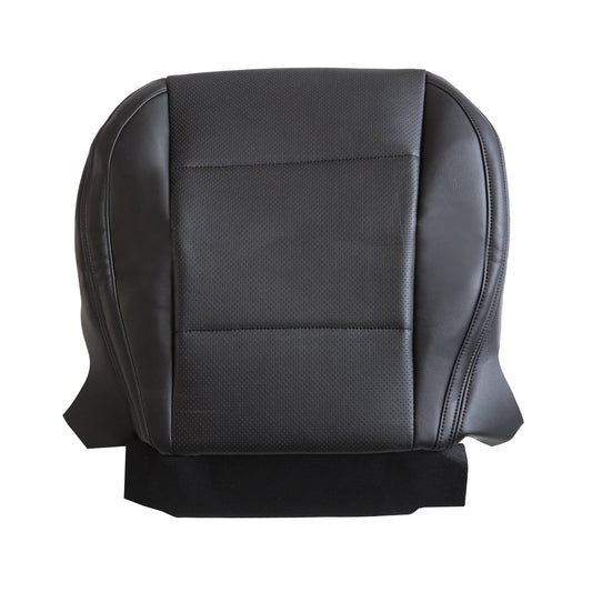 For 2015-2019 Subaru Outback Driver Bottom Perforated Leather Seat Cover Black