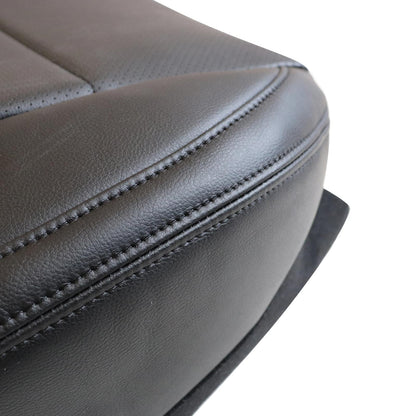 For 2015-2019 Subaru Outback Driver Bottom Perforated Leather Seat Cover Black