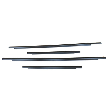Door Window Moulding Trim Seal Belt Fit Toyota FJ Cruiser Weatherstrip 07-14 US