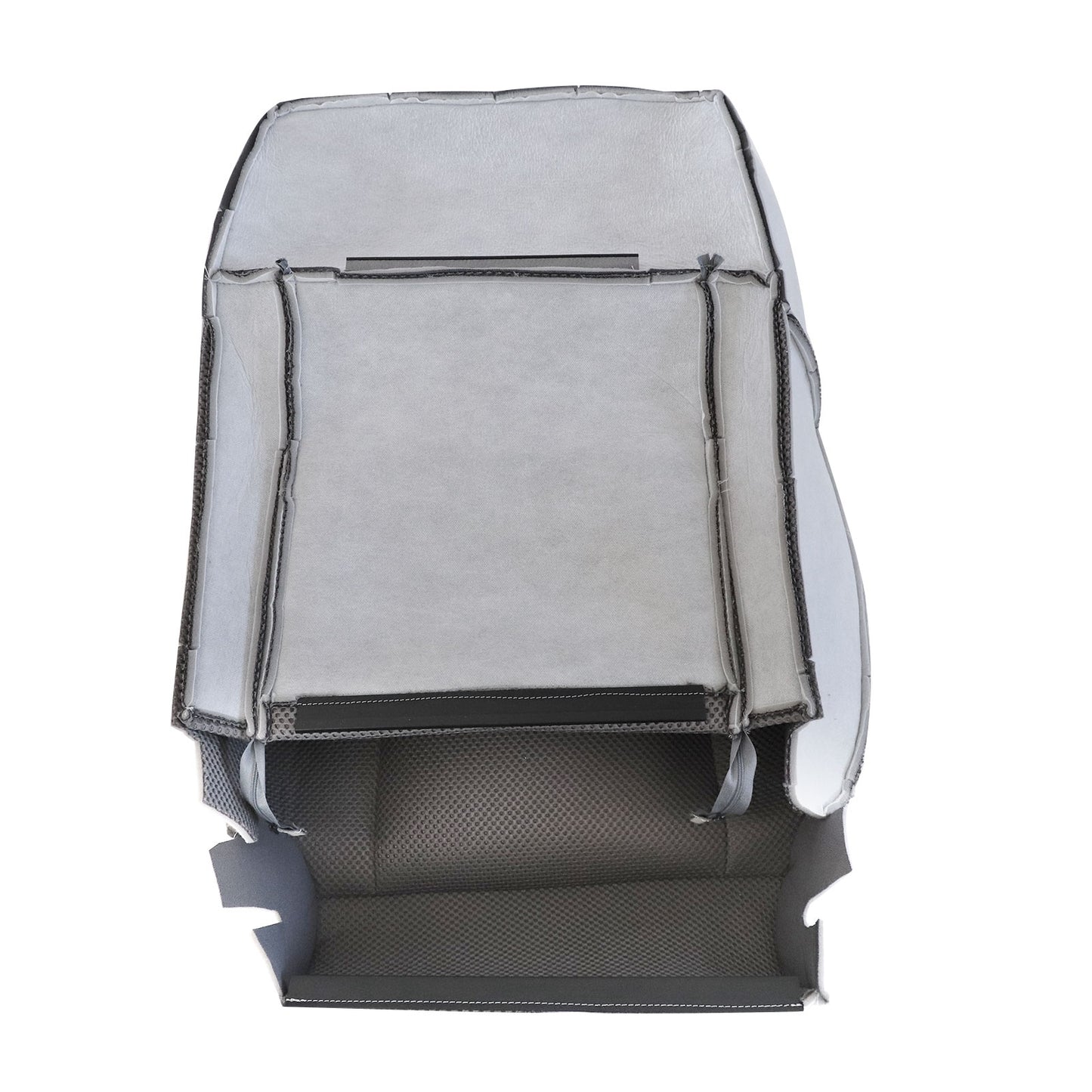 For 2005-2019 Nissan Frontier Driver Top Back Replacement Cloth Seat Cover Gray