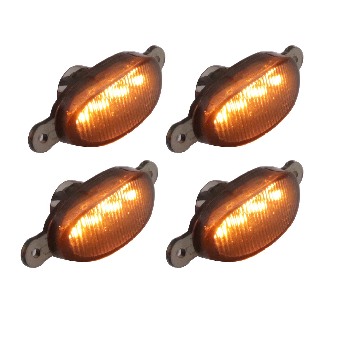 For Ram 1500 2019-2021 Yellow Front Grille LED Amber Light