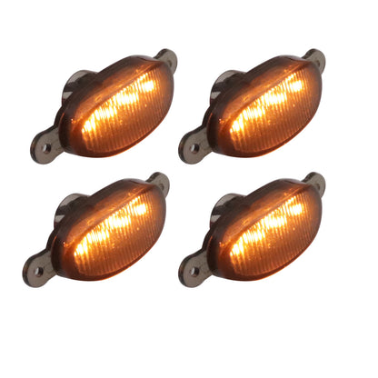 For Ram 1500 2019-2021 Yellow Front Grille LED Amber Light