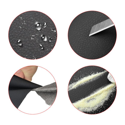 For 2011-2017 Honda Odyssey Door Armrest Replacement Cover Leather Black