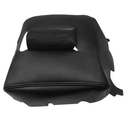 Fits Chevy Silverado GMC Sierra 14-18 Center Console Lid Armrest Cover Black