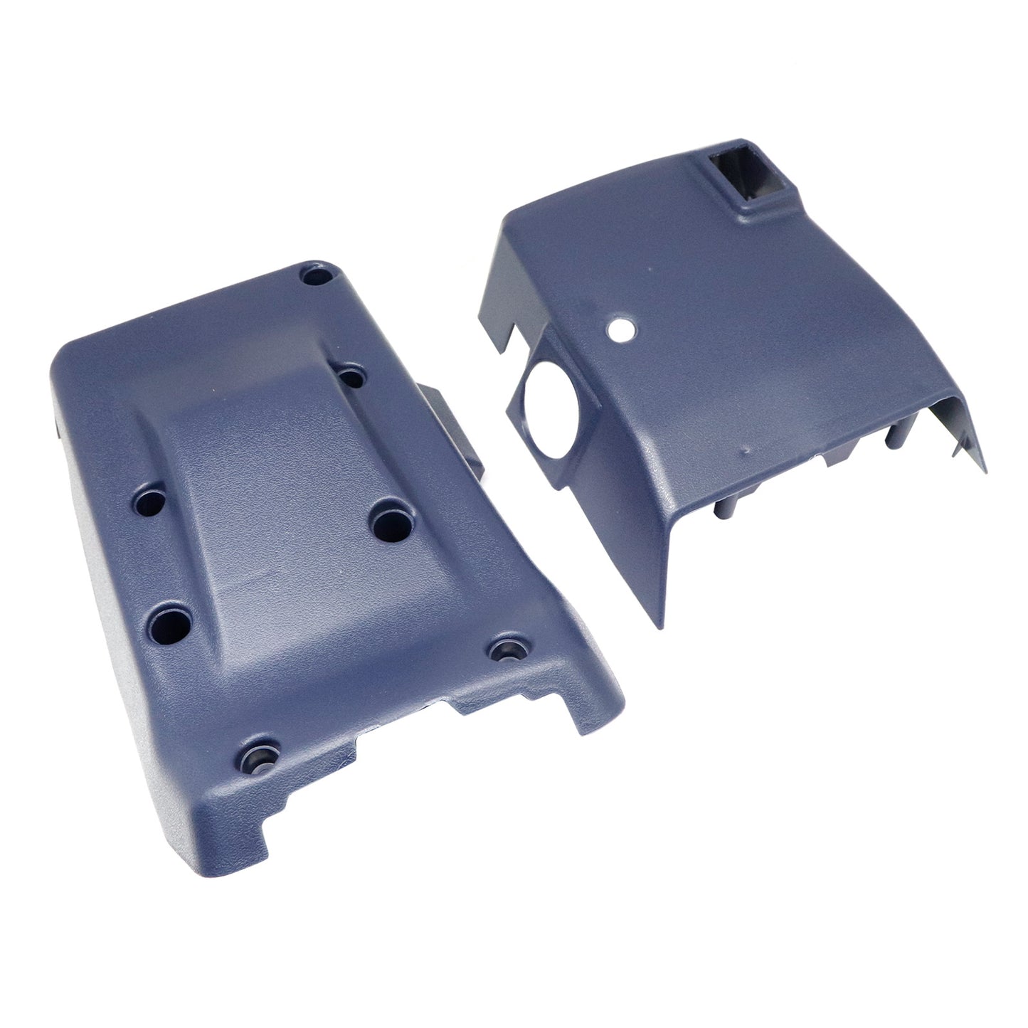 New For Toyota Pickup 4Runner Hilux 86-88 Steering Column Cover Blue Set No Tilt