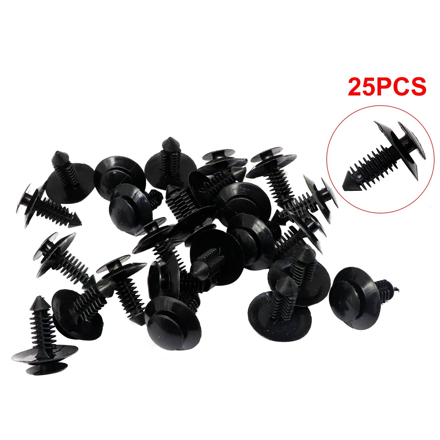 25X For 1985-2015 Ford F-150 F-250 Interior Door Panel Clips Fasteners Retainers