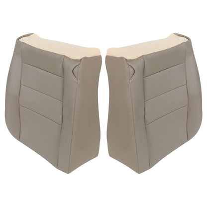 For 2002-2005 Ford Excursion Limited Driver & Passenger Bottom Leather Cover Tan