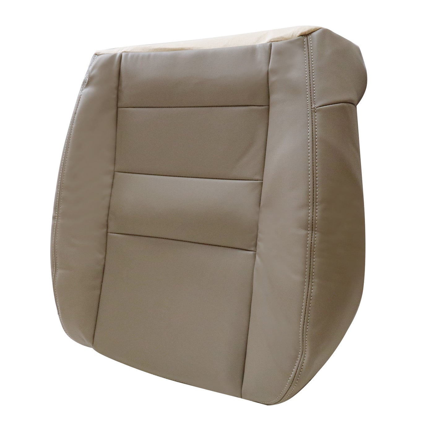 For Ford F250 F350 Super Duty 2002-2007 Driver Bottom Leather Seat Cover TAN