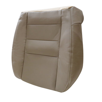 For Ford F250 F350 Super Duty 2002-2007 Driver Bottom Leather Seat Cover TAN